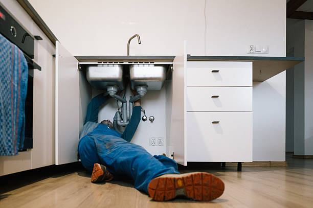 Professional Drain Cleaning technician working in East Bend, NC